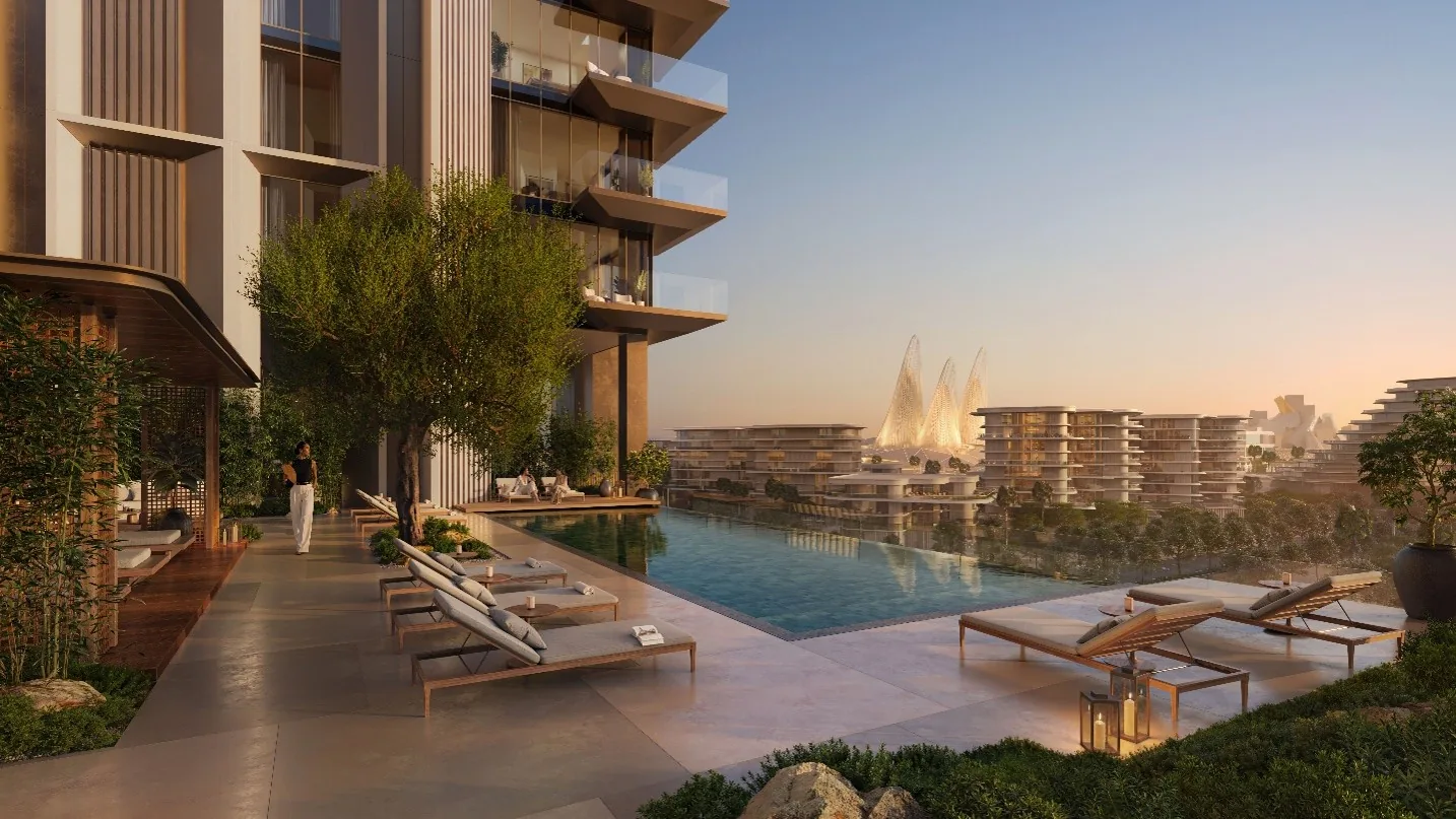 Vue du projet Sei Saadiyat à Saadiyat Island