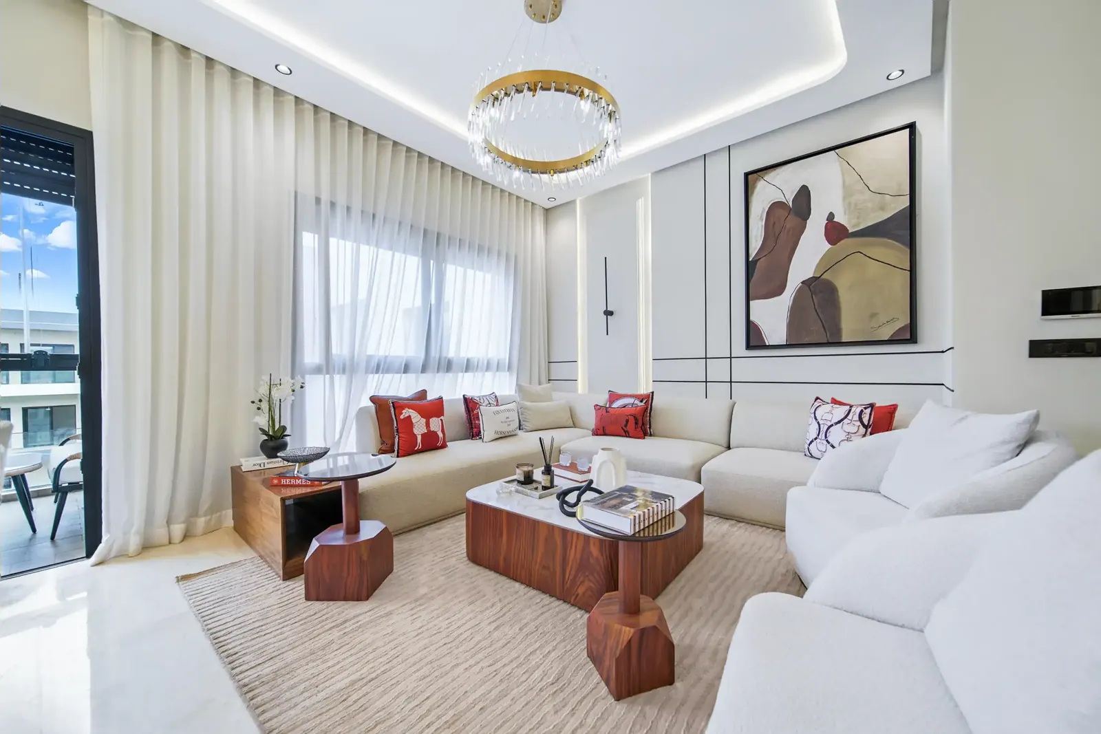 View shown for the Garden View project in Dar Bouazza, Casablanca